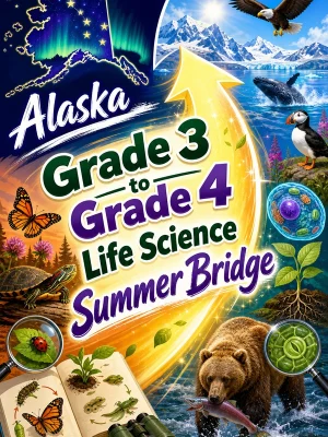 Alaska Grade 3 to Grade 4 Life Science Summer Bridge