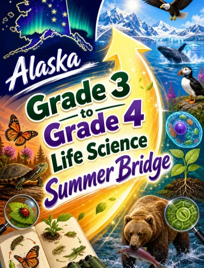 Alaska Grade 3 to Grade 4 Life Science Summer Bridge
