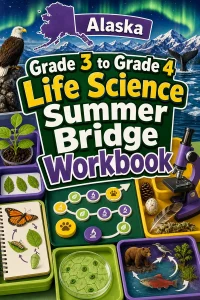 Alaska Grade 3 to Grade 4 Life Science Summer Bridge Workbook