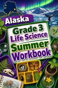 Alaska Grade 3 Life Science Summer Workbook