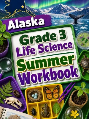 Alaska Grade 3 Life Science Summer Workbook
