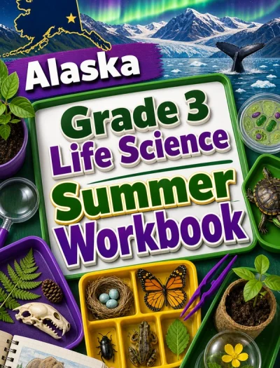 Alaska Grade 3 Life Science Summer Workbook