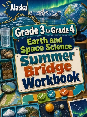 Alaska Grade 3 to Grade 4 Earth and Space Science Summer Bridge Workbook