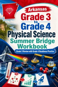 Arkansas Grade 3 to Grade 4 Physical Science Summer Bridge Workbook