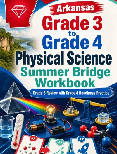 Arkansas Grade 3 to Grade 4 Physical Science Summer Bridge Workbook