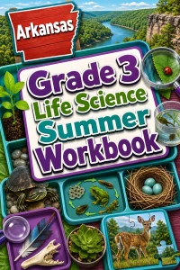 Arkansas Grade 3 Life Science Summer Workbook
