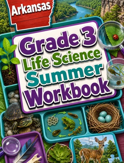 Arkansas Grade 3 Life Science Summer Workbook