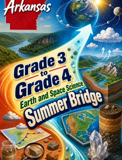 Arkansas Grade 3 to Grade 4 Earth and Space Science Summer Bridge