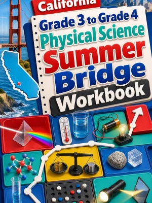 California Grade 3 to Grade 4 Physical Science Summer Bridge Workbook