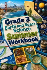 California Grade 3 Earth and Space Science Summer Workbook