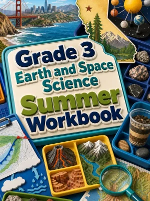 California Grade 3 Earth and Space Science Summer Workbook