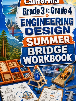 California Grade 3 to Grade 4 Engineering Design Summer Bridge Workbook