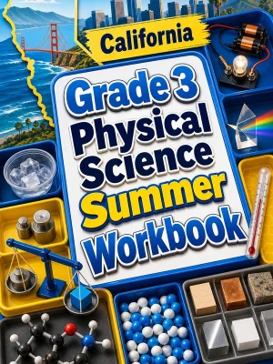 California Grade 3 Physical Science Summer Workbook