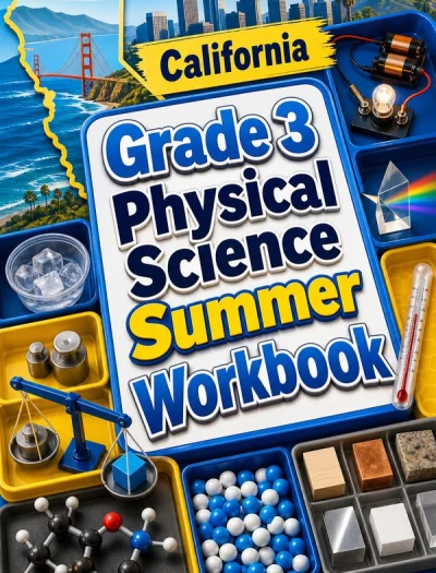 California Grade 3 Physical Science Summer Workbook