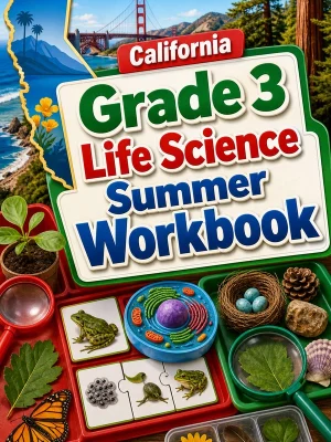 California Grade 3 Life Science Summer Workbook