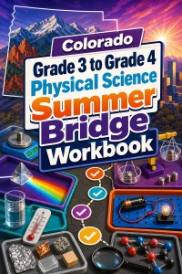 Colorado Grade 3 to Grade 4 Physical Science Summer Bridge Workbook