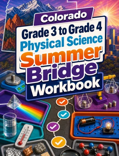 Colorado Grade 3 to Grade 4 Physical Science Summer Bridge Workbook