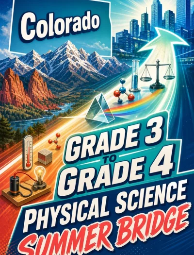 Colorado Grade 3 to Grade 4 Physical Science Summer Bridge