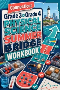 Connecticut Grade 3 to Grade 4 Physical Science Summer Bridge Workbook