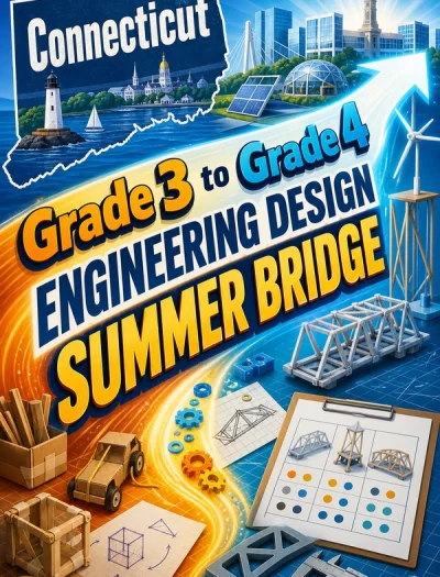 Connecticut Grade 3 to Grade 4 Engineering Design Summer Bridge