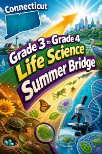 Connecticut Grade 3 to Grade 4 Life Science Summer Bridge