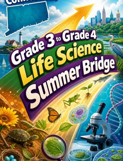 Connecticut Grade 3 to Grade 4 Life Science Summer Bridge