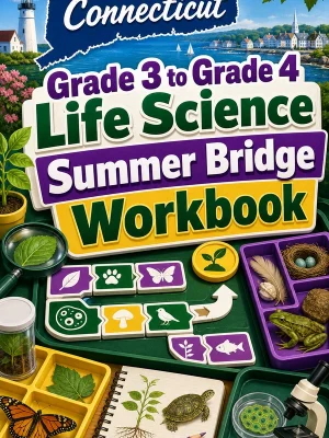 Connecticut Grade 3 to Grade 4 Life Science Summer Bridge Workbook