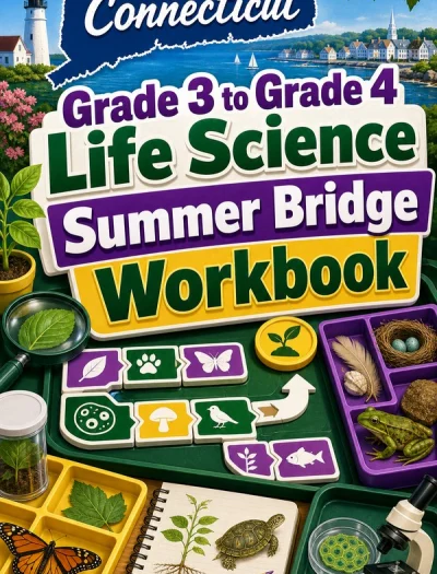 Connecticut Grade 3 to Grade 4 Life Science Summer Bridge Workbook