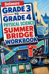 Delaware Grade 3 to Grade 4 Physical Science Summer Bridge Workbook