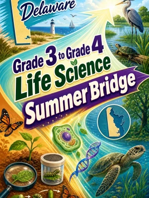 Delaware Grade 3 to Grade 4 Life Science Summer Bridge