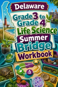 Delaware Grade 3 to Grade 4 Life Science Summer Bridge Workbook