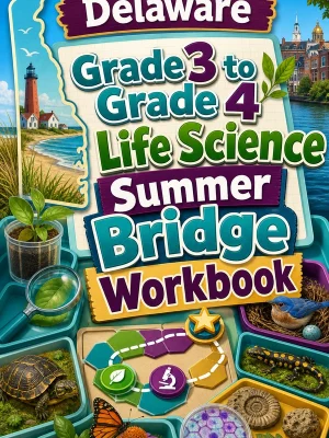 Delaware Grade 3 to Grade 4 Life Science Summer Bridge Workbook