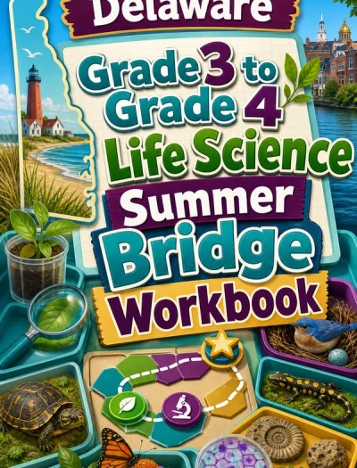 Delaware Grade 3 to Grade 4 Life Science Summer Bridge Workbook