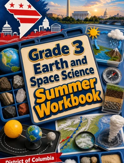 District Of Columbia Grade 3 Earth and Space Science Summer Workbook