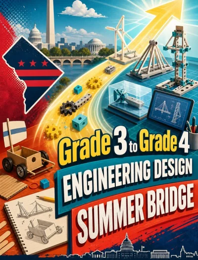 District Of Columbia Grade 3 to Grade 4 Engineering Design Summer Bridge