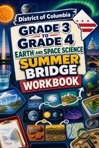 District Of Columbia Grade 3 to Grade 4 Earth and Space Science Summer Bridge Workbook