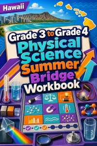 Hawaii Grade 3 to Grade 4 Physical Science Summer Bridge Workbook
