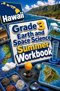 Hawaii Grade 3 Earth and Space Science Summer Workbook