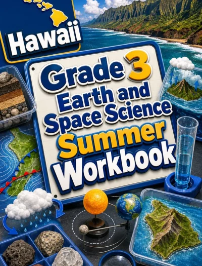 Hawaii Grade 3 Earth and Space Science Summer Workbook