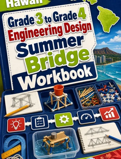 Hawaii Grade 3 to Grade 4 Engineering Design Summer Bridge Workbook