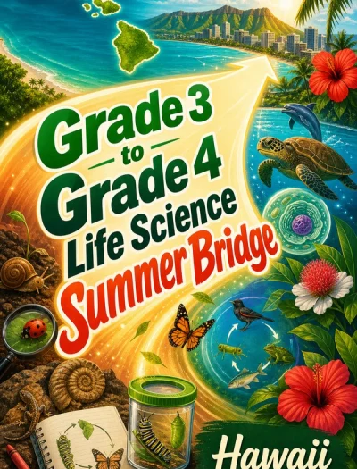 Hawaii Grade 3 to Grade 4 Life Science Summer Bridge