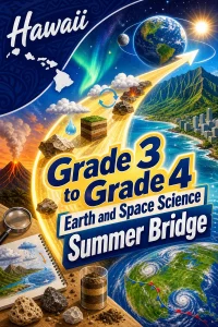 Hawaii Grade 3 to Grade 4 Earth and Space Science Summer Bridge