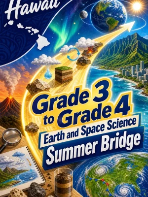 Hawaii Grade 3 to Grade 4 Earth and Space Science Summer Bridge