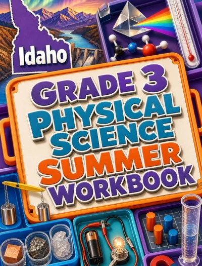 Idaho Grade 3 Physical Science Summer Workbook
