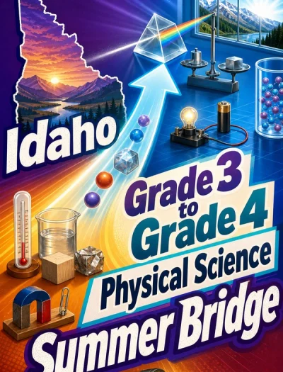 Idaho Grade 3 to Grade 4 Physical Science Summer Bridge