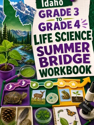 Idaho Grade 3 to Grade 4 Life Science Summer Bridge Workbook