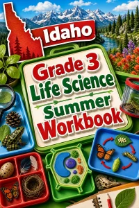 Idaho Grade 3 Life Science Summer Workbook