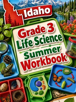 Idaho Grade 3 Life Science Summer Workbook