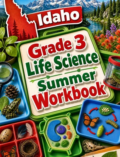 Idaho Grade 3 Life Science Summer Workbook