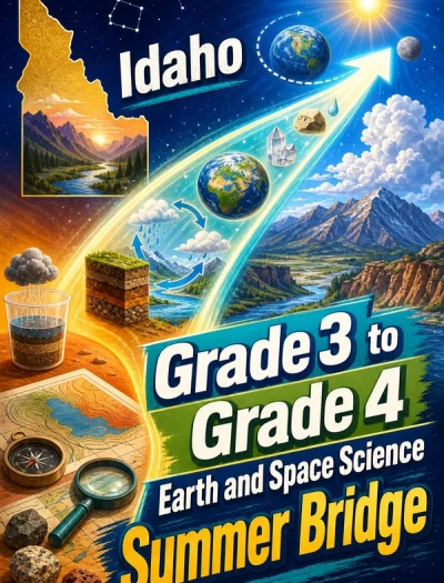 Idaho Grade 3 to Grade 4 Earth and Space Science Summer Bridge